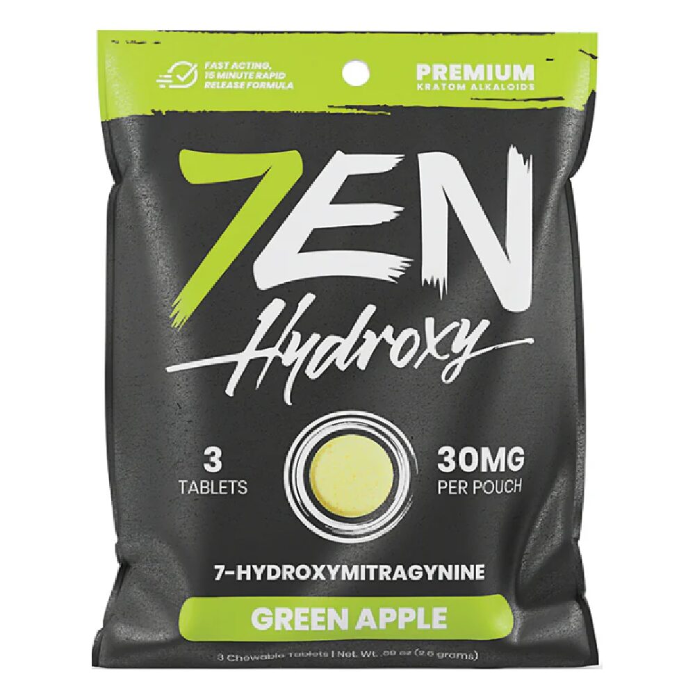 7EN Hydroxy (Tablets)(10mg per tablet)(3ct per pouch) - Green Apple