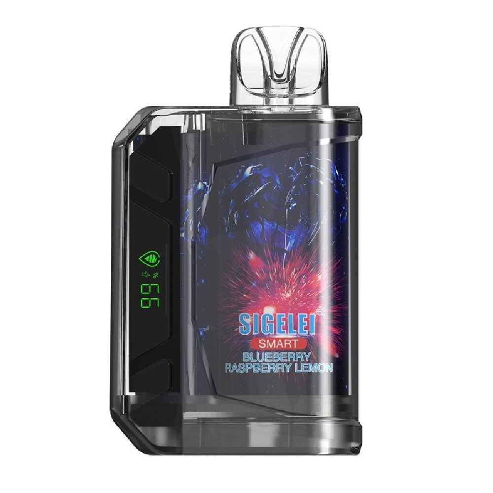 Sigelei Smart AC10000 Disposable | 10000 Puffs | 20mL | 50mg | MOQ 5 | Blueberry Raspberry Lemon