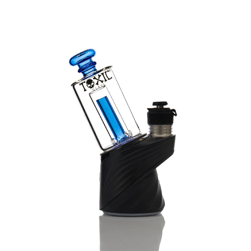 MKGlass (Glass Attachment) TXAT44 Toxic Classic Shower Head Puffco Attachment - Blue