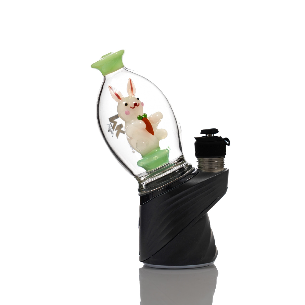 MKGlass (Glass Attachment) MKAT6 – MK100 Cute Bunny Puffco Attachment - Slime Green