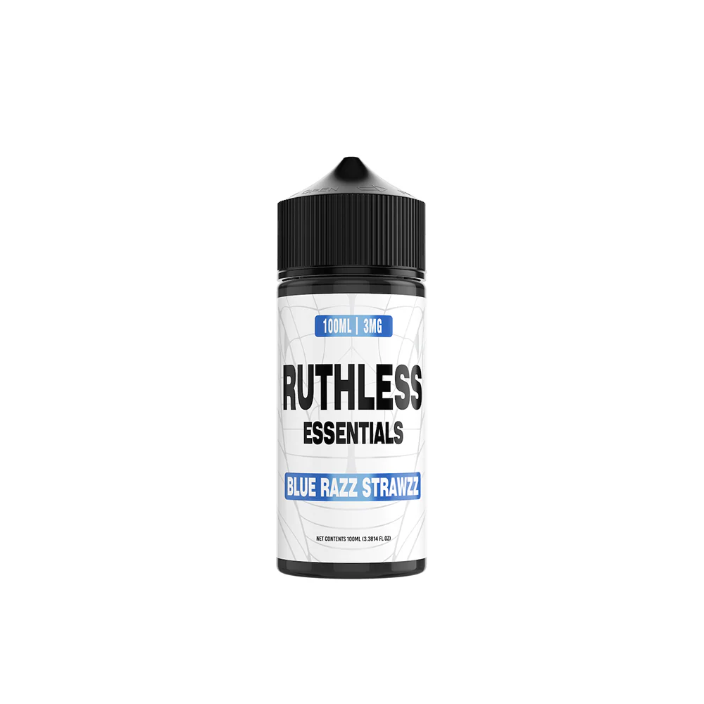 Ruthless Essentials Series E-Liquid | 100mL | 3mg | Blue Razz Strawzz