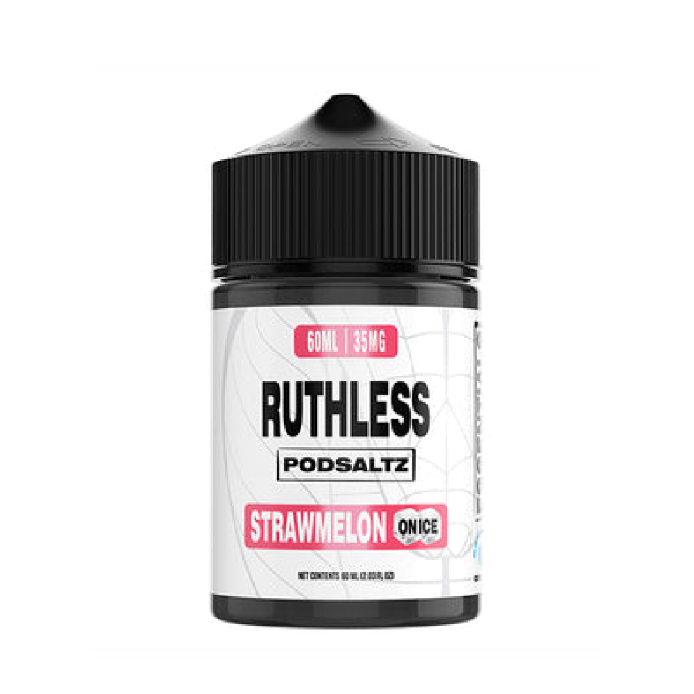 Ruthless Essentials Salt Series E-Liquid | 60mL | Salt Nic | Strawmelon On Ice