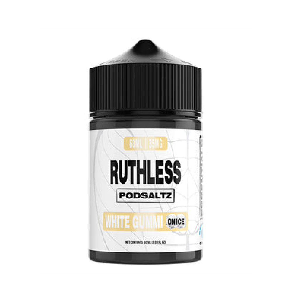 Ruthless Essentials Salt Series E-Liquid | 60mL | Salt Nic | White Gummi On Ice