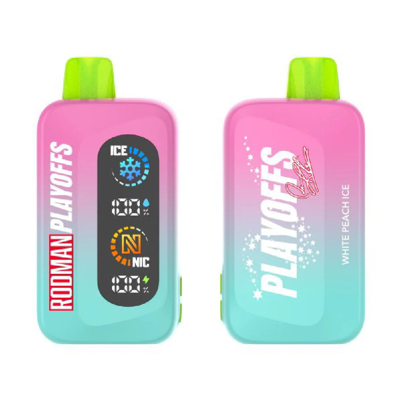 Rodman Playoffs Disposable | 50000 Puffs | 20mL | 50mg | MOQ 5 | White Peach Ice