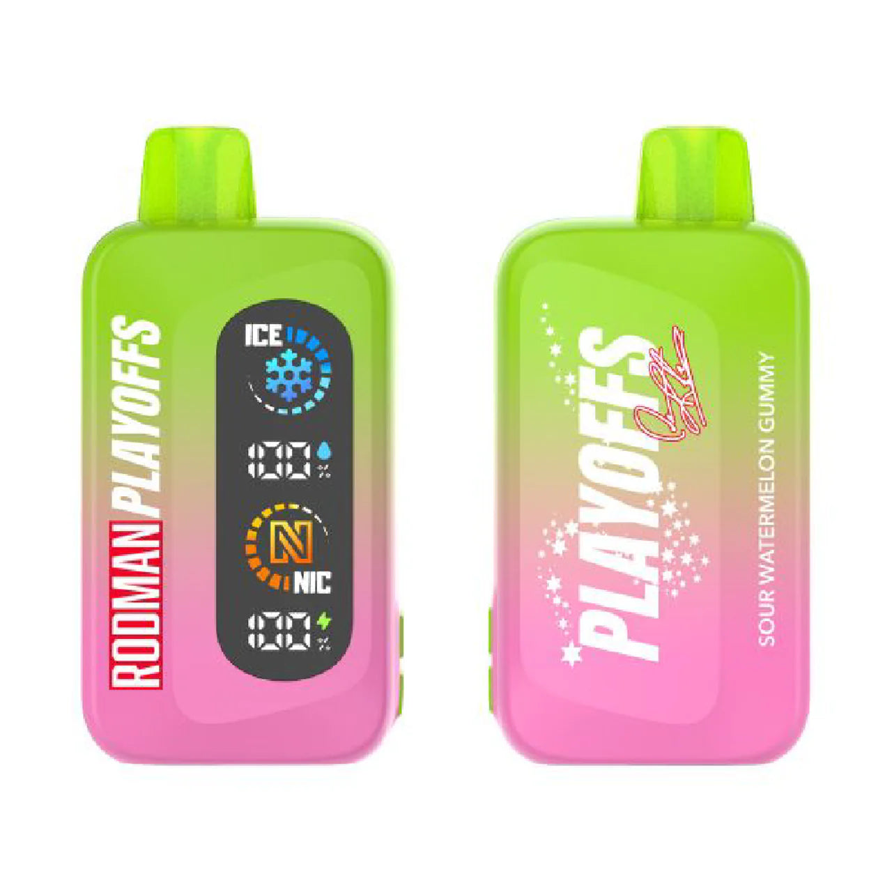 Rodman Playoffs Disposable | 50000 Puffs | 20mL | 50mg | MOQ 5 | Sour Watermelon Gummy