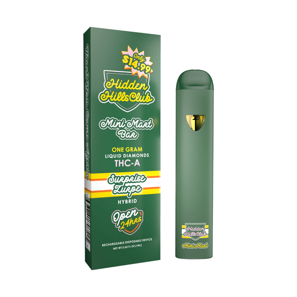 Hidden Hills (DispoDelta)(1g) Mini Mart Bar - Surprise Zurpe with packaging