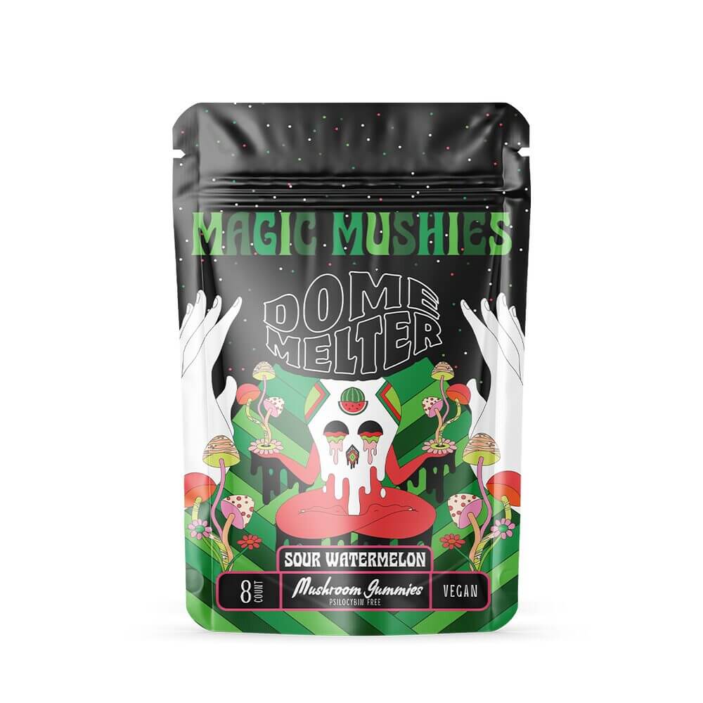 Dome Melter (5000mg 8ct pouch) Magic Mushrooms Gummies - Sour Watermelon