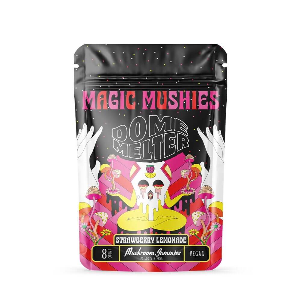 Dome Melter (5000mg 8ct pouch) Magic Mushrooms Gummies - Strawberry Lemonade