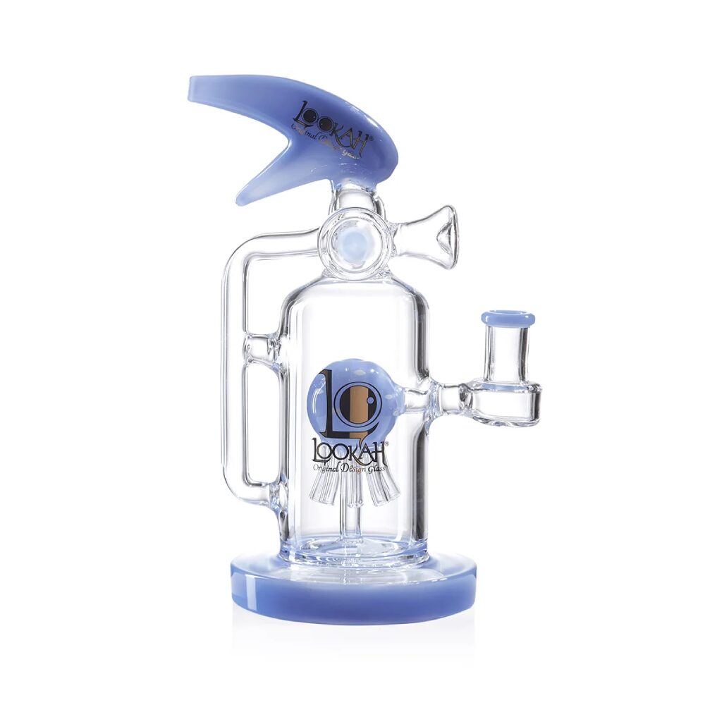 Lookah (Dab Rig) 9″ Cool Recycler Fire Extinguisher Water Pipe (WPC1004) - Blue