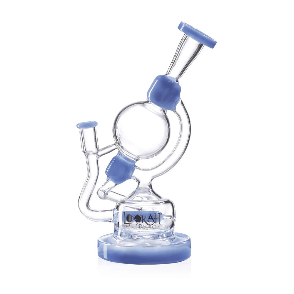 Lookah – Dab Rig 10” Recycler Unique Globe Water Pipe
- Blue