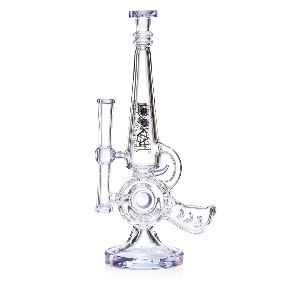 Lookah – Dab Rig 13” Cool Recycler Gun Water Pipe
- Purple