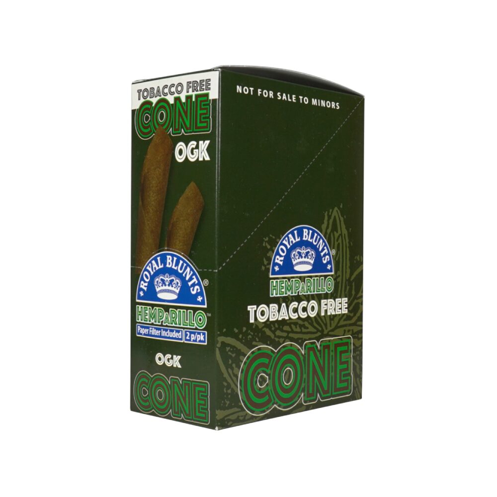 Royal Blunts Hemparillo Cone Paper Filter Included (2P/PK) - OGK