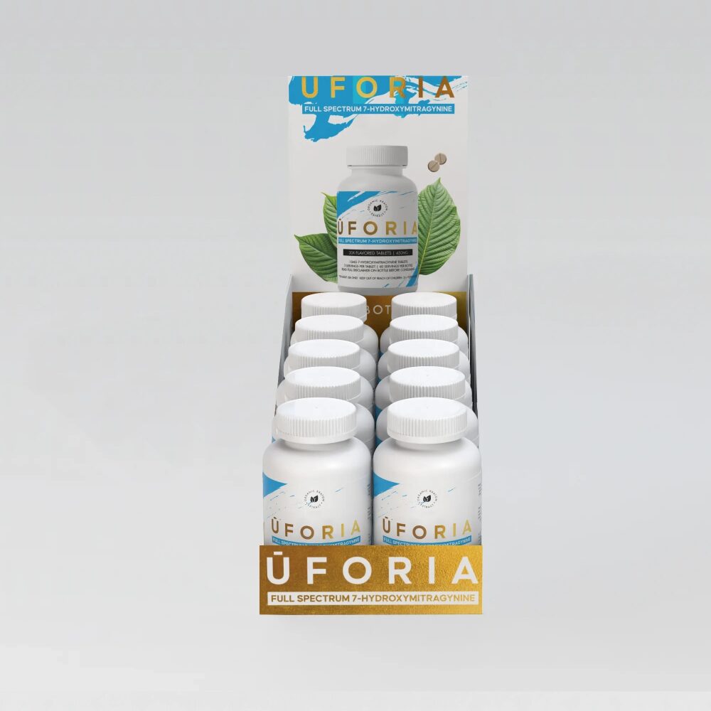 UFORIA 7-Hydroxymitragynine (Bottle) - 450mg 30ct Tablet