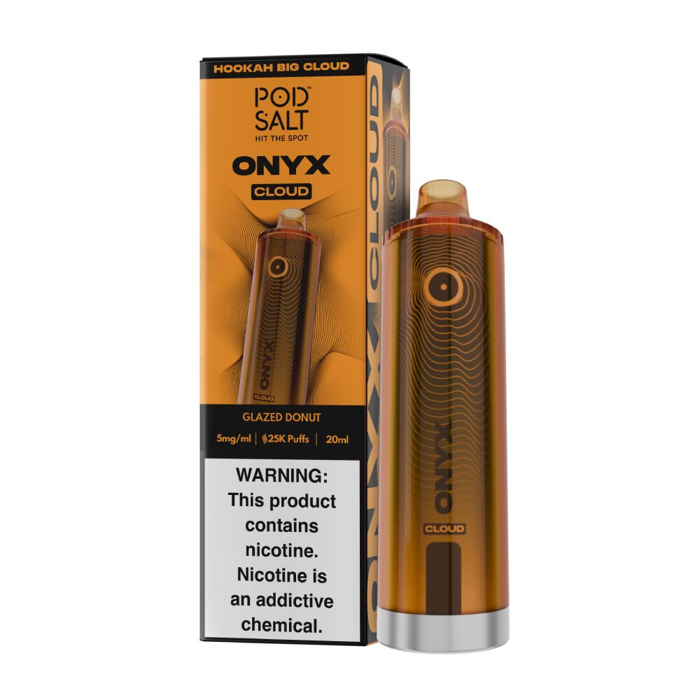 Onyx Cloud (Dispo) | (25000Puff) |(20mL) | MOQ 5 | Glazed Donut with packaging