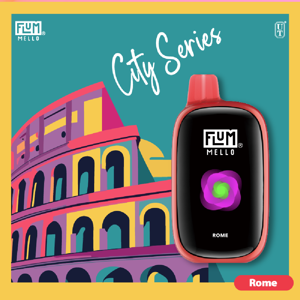 Flum Mello Disposable | 20000Puff | 15mL | 50mg | MOQ 5 | Rome