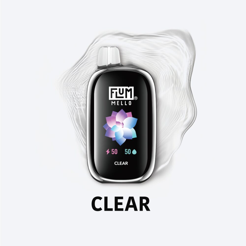 Flum Mello Disposable | 20000Puff | 15mL | 50mg | MOQ 5 | Clear