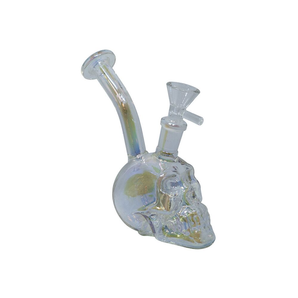 Death Row Records (Water Pipe) Metallic Skull - Iridescent