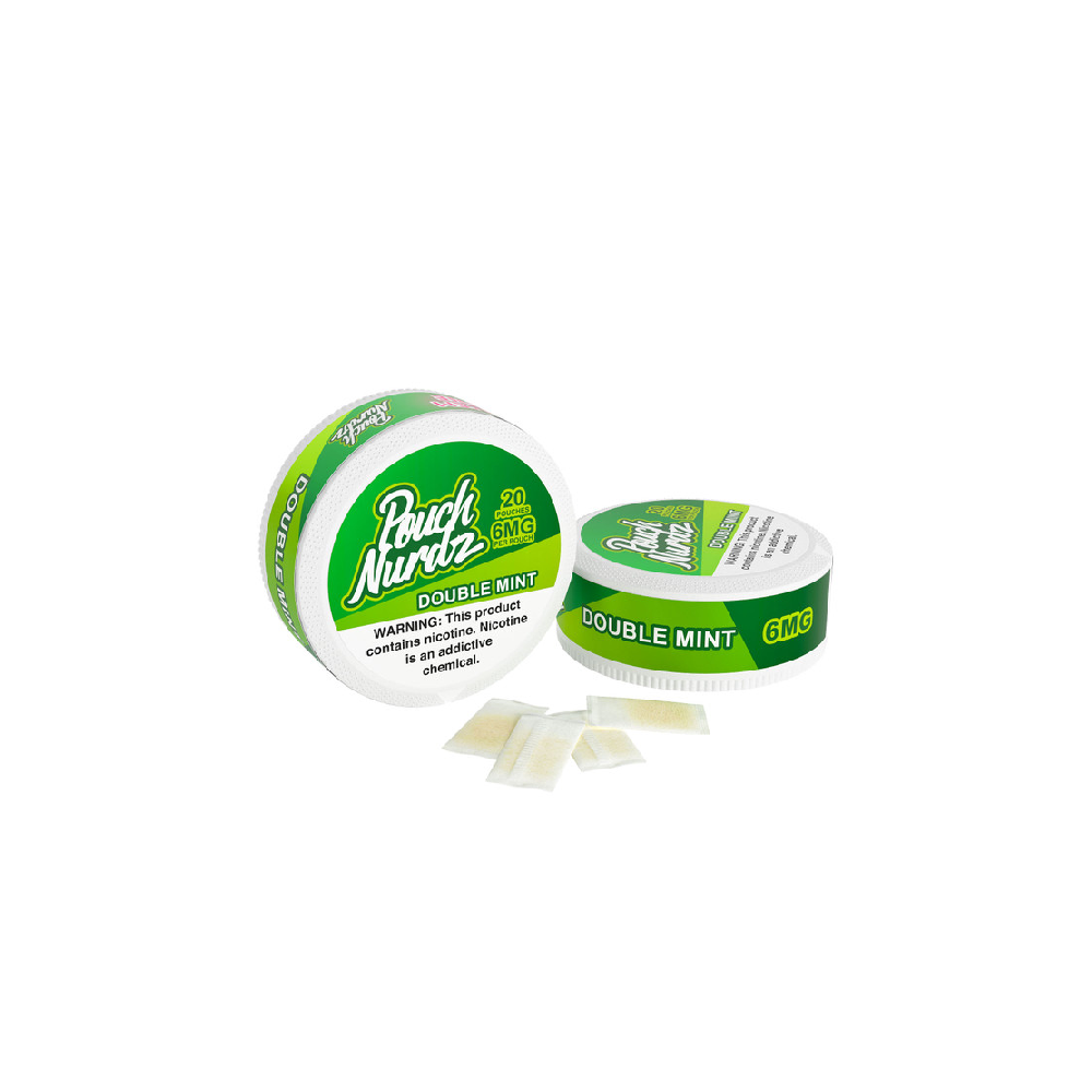 Pouch Nurdz Nicotine Pouch (20ct Can)(5pc Display) - Double Mint