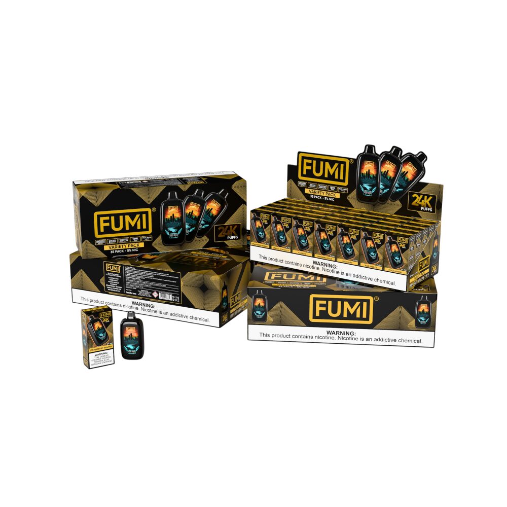 Fumi (DSPLY 35pc)(Dispo) (24000Puff)(18mL) • MOQ 35 - Assorted Flavors