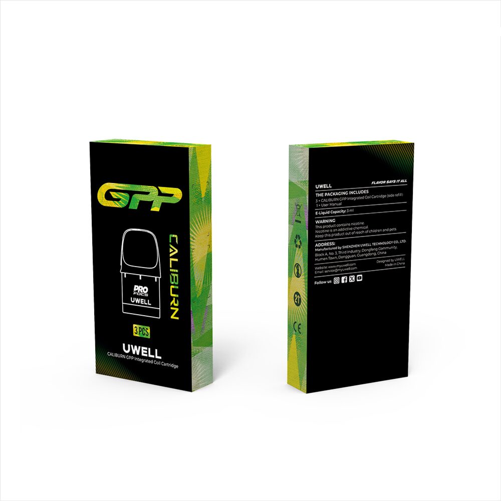 Uwell Caliburn GPP (Pods)(3-Pack) 3mL Top-Fill with packaging