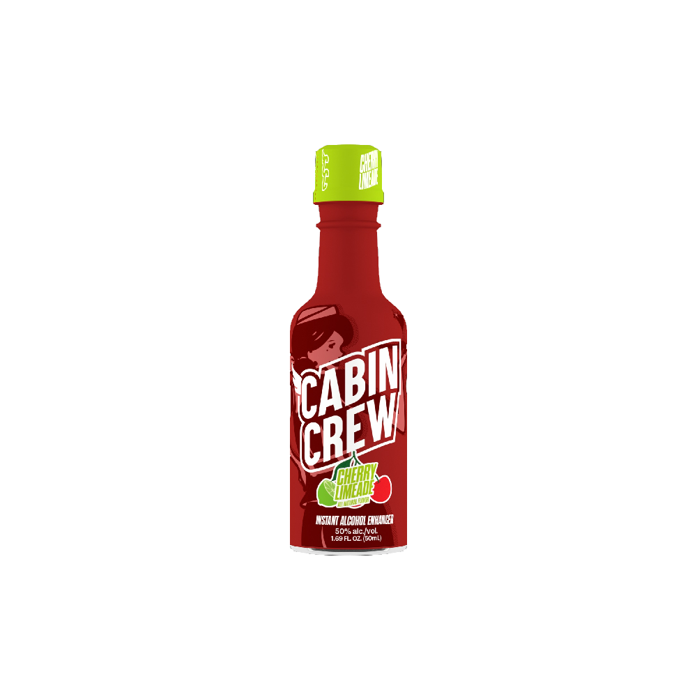 Cabin Crew (DSPLY 12pc)(Alcohol Enhancer)(50mL) – Original - Cherry Limeade (SAS)