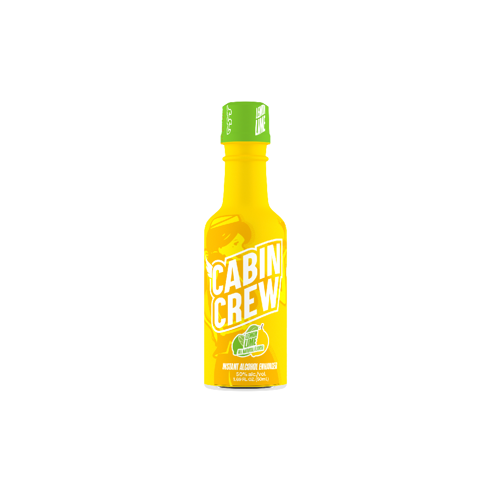 Cabin Crew (DSPLY 12pc)(Alcohol Enhancer)(50mL) – Original - Lemon Lime (SAS)