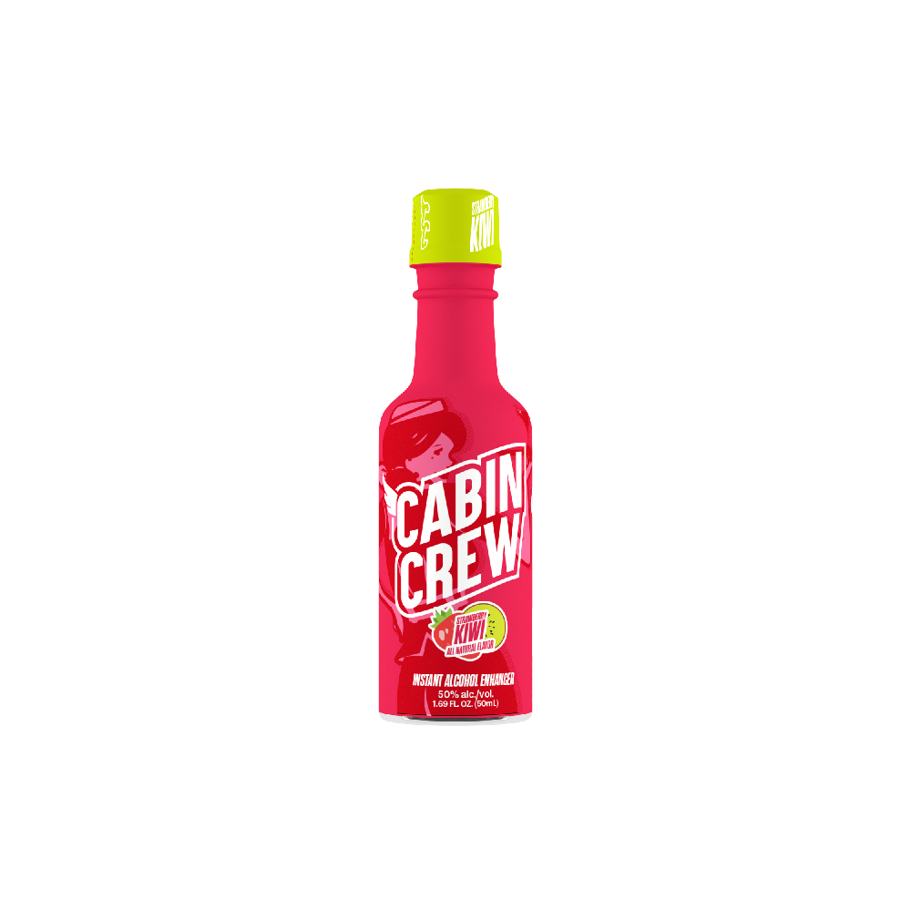 Cabin Crew (DSPLY 12pc)(Alcohol Enhancer)(50mL) – Original - Strawberry Kiwi (SAS)