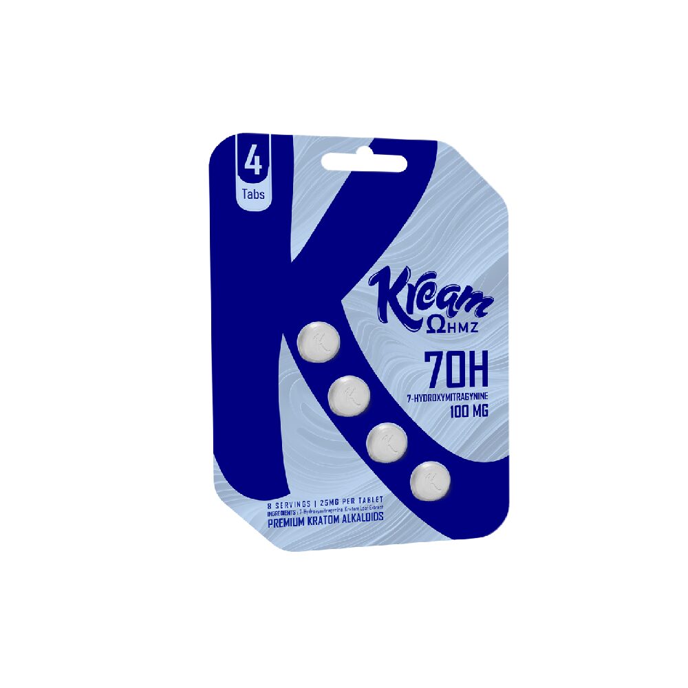 Kream (Kratom)(100mg 4ct tablets) 7-Hydroxy - Original