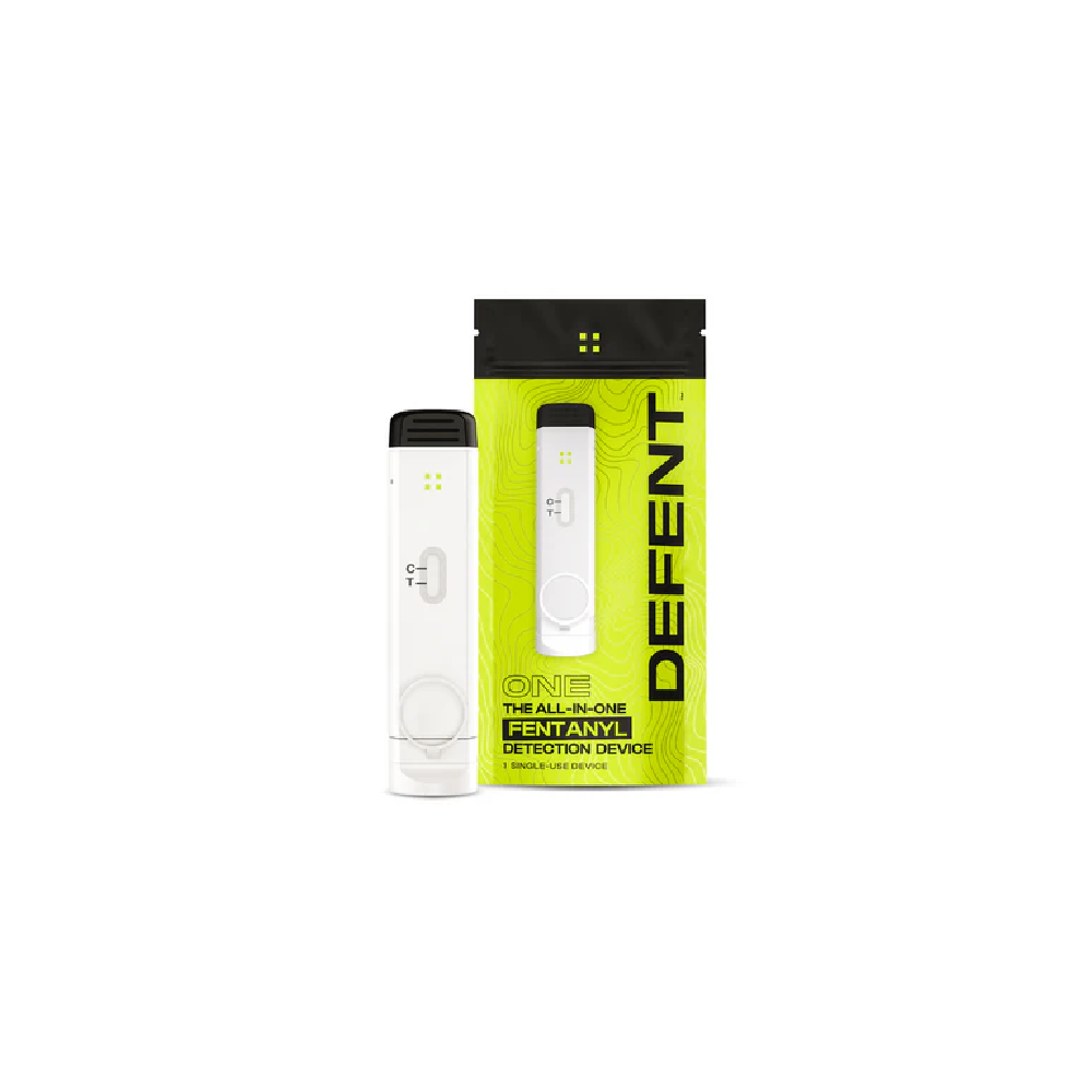 Defent One – All-In-One Fentanyl Testing Device with packaging