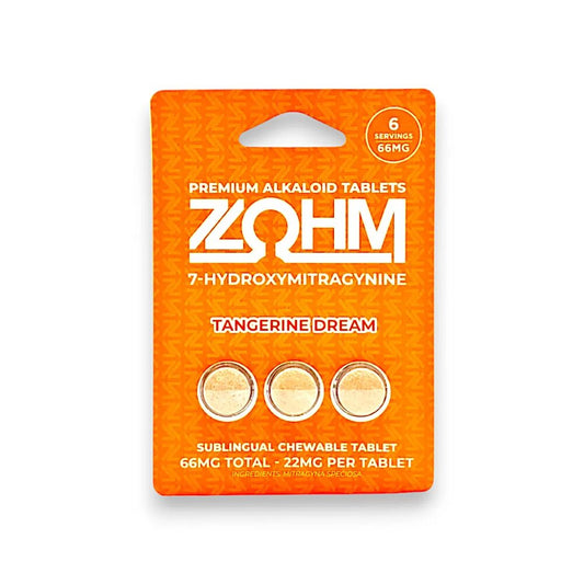ZOHM 7-Hydroxymitragynine (Kratom)(Tablets)(66mg 3-Pack) - Tangerine Dream