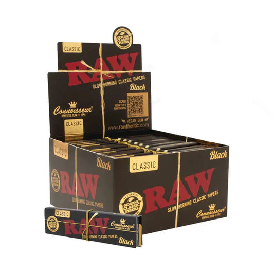 Raw* (DSPLY 24pc)(Wraps)(32-Pack) Rolling Papers