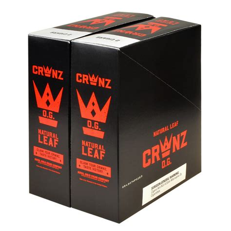 Crwnz (DSPLY 30pc)(Cigar)(2-Pack) Natural Leaf - OG (SAS)