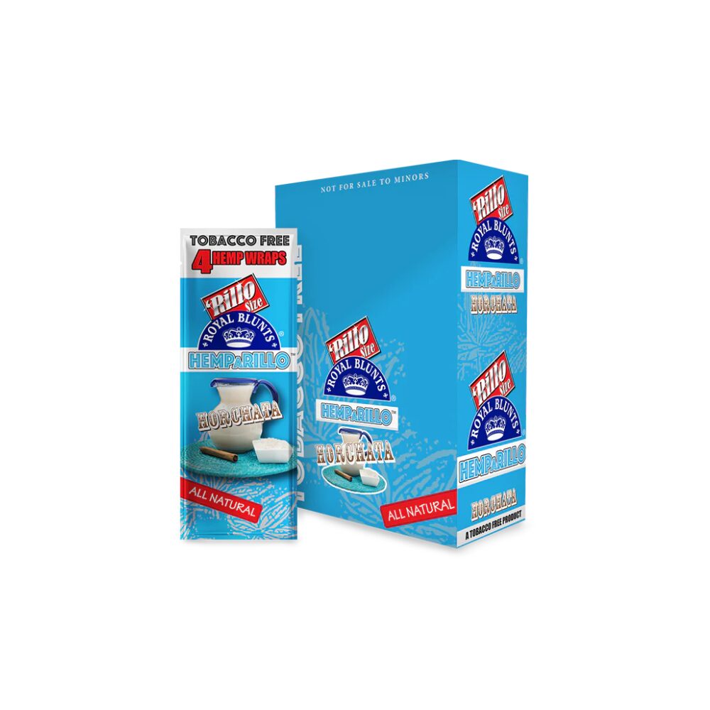 Royal Blunts Hemparillo All Natural (4 Wraps) - Horchata with packaging