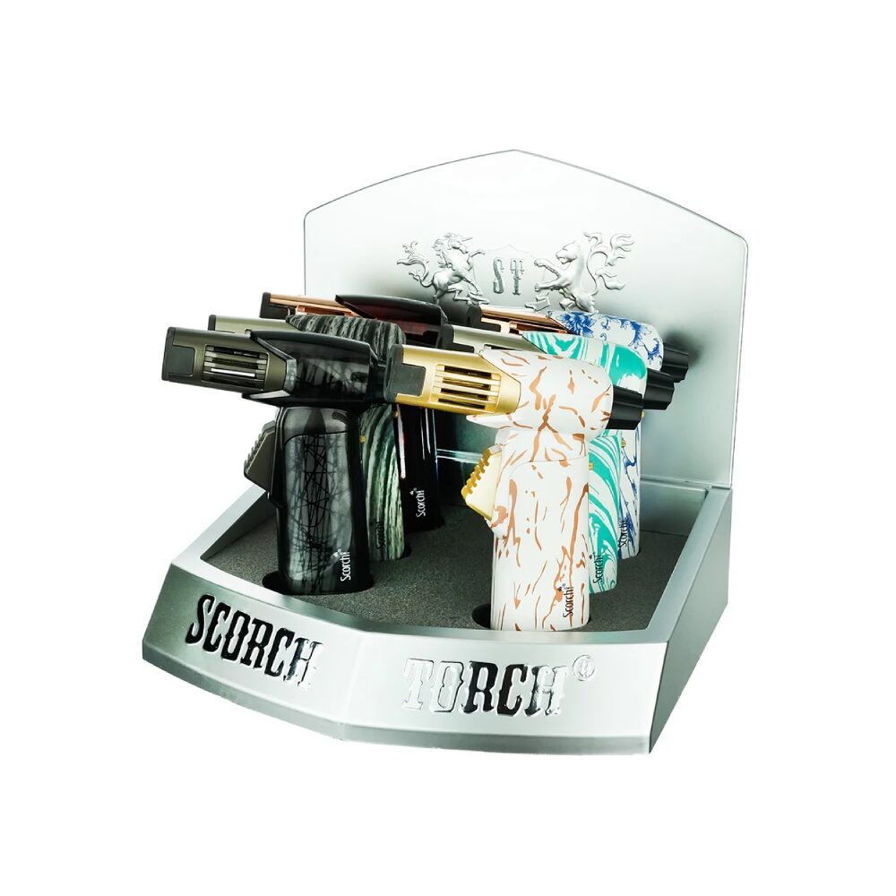 Scorch Torch (DSPLY 6pc)(Lighter) No. 61732 - Assorted Design (SAS)