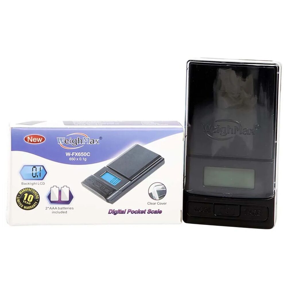 WeighMax (Scale) Digital Pocket Scale W-FX650C - 650g x 0.1g with packaging
