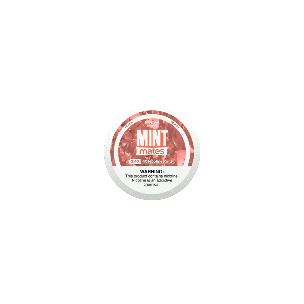 MintMates (DSPLY 5pc)(Nic Mints)(40ct Can)(SAS) - Peach