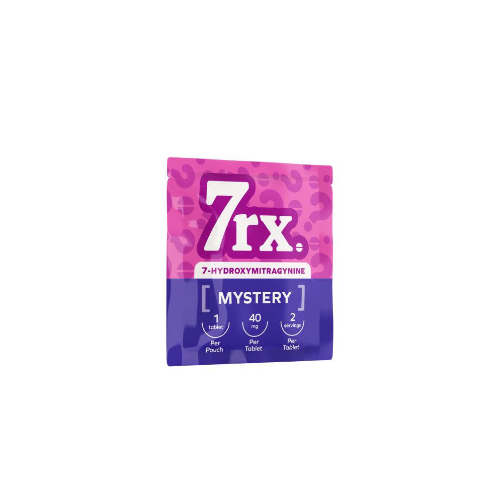 7RX Tablets (DSPLY 25pc)(Kratom)(40mg 1ct tablet)(SAS) - Mystery