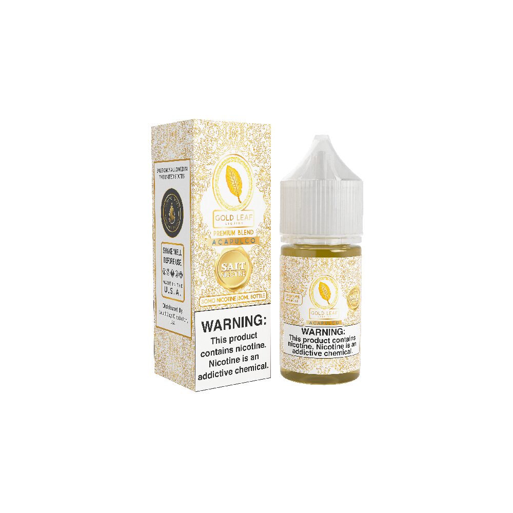 Gold Leaf (LIQ Salt)(30mL) - Acapulco with packaging