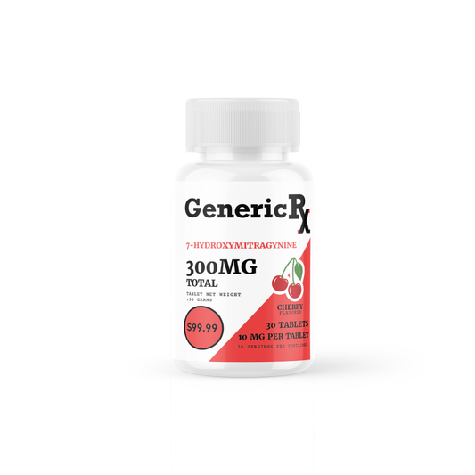 Generic Rx (Kratom)(30mg 3ct tablet)(SAS) - Cherry