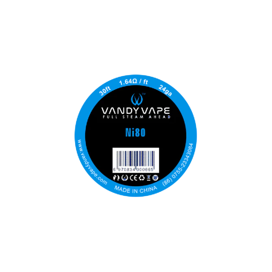 Vandy Vape Build Wire – Wire Spools- 30ft Ni80
