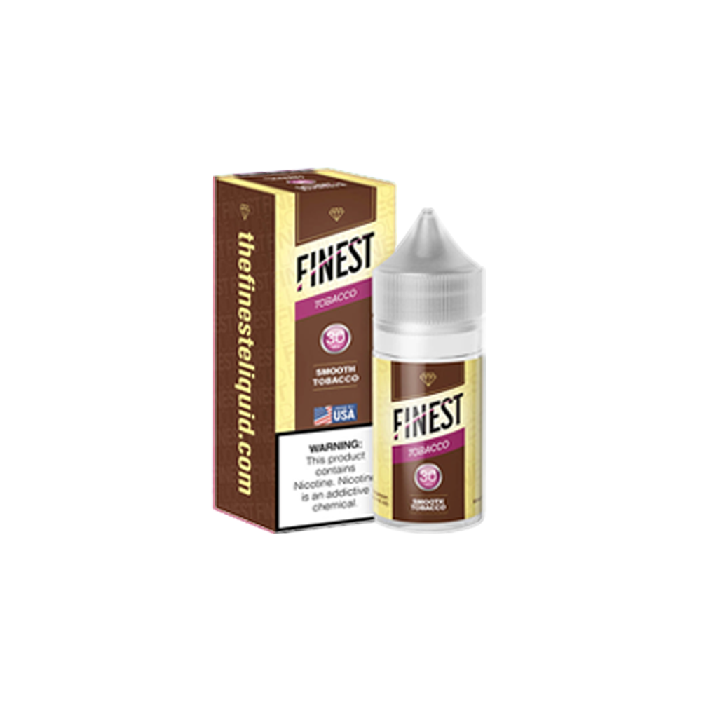 Finest Salt Series E-Liquid 30mL (Salt Nic) - Smooth Tobacco with packaging