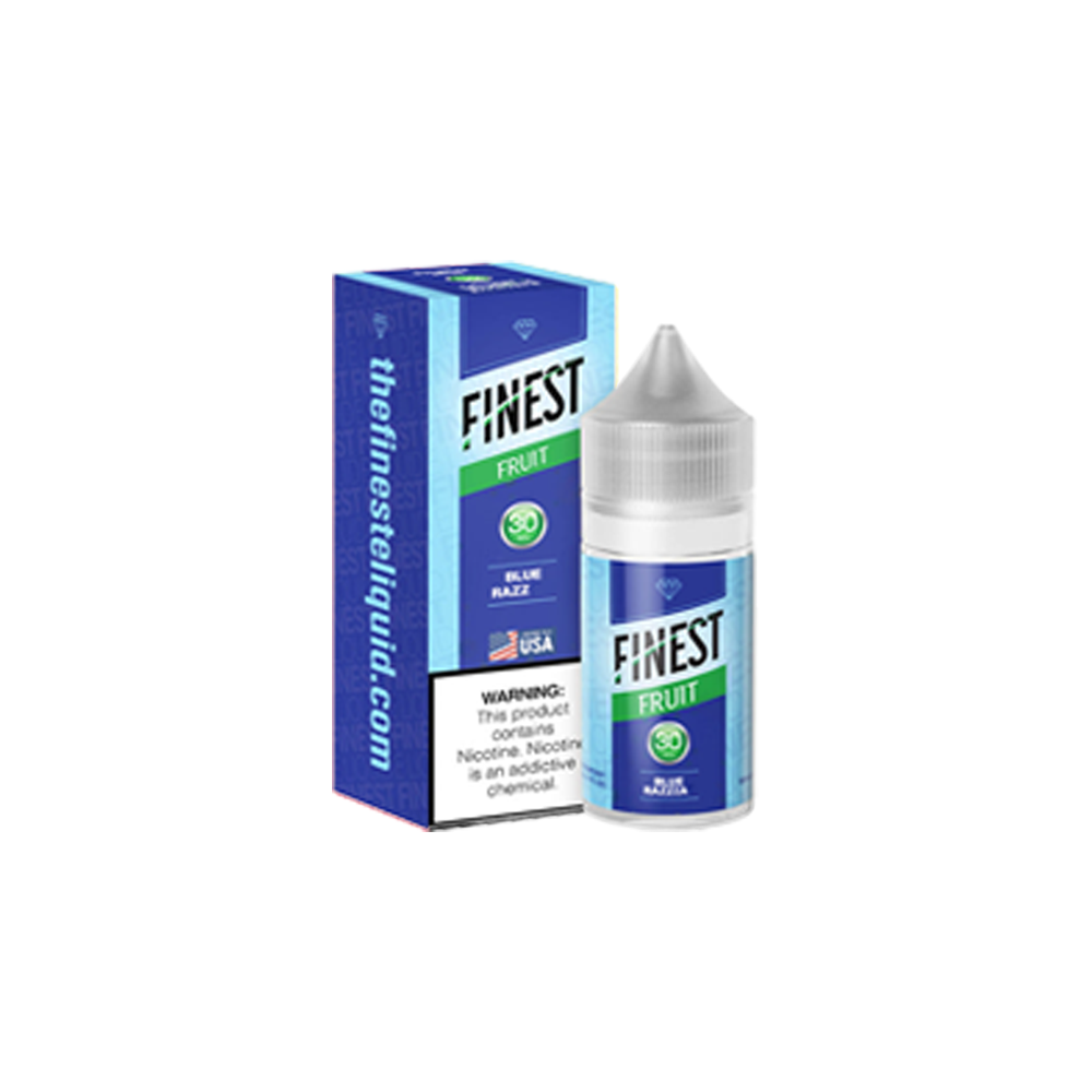 Finest Salt Series E-Liquid 30mL (Salt Nic) - Blue Razz Ice with packaging