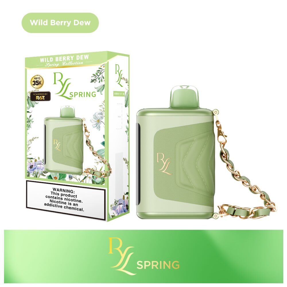 RYL Classic Disposable | 35000 Puff | 16.5mL | 50mg | MOQ 5 | Wild Berry Dew with packaging