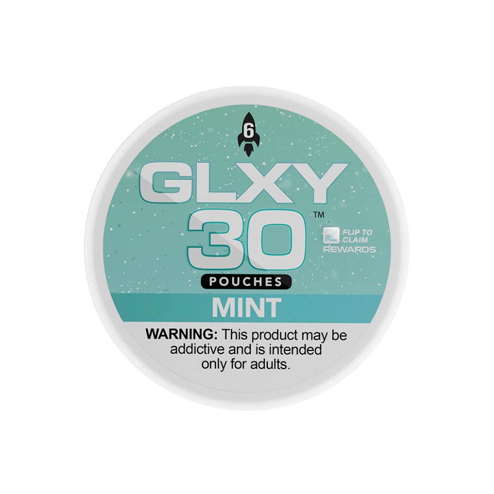 GLXY – DSPLY 5pc- Nic Pouch- 30ct Can- SAS - Mint