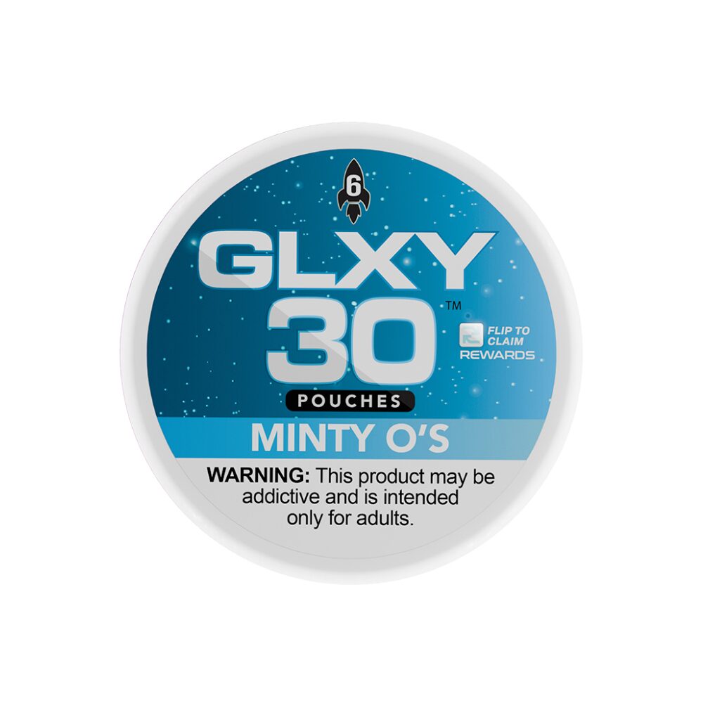 GLXY – DSPLY 5pc- Nic Pouch- 30ct Can- SAS - Minty O's