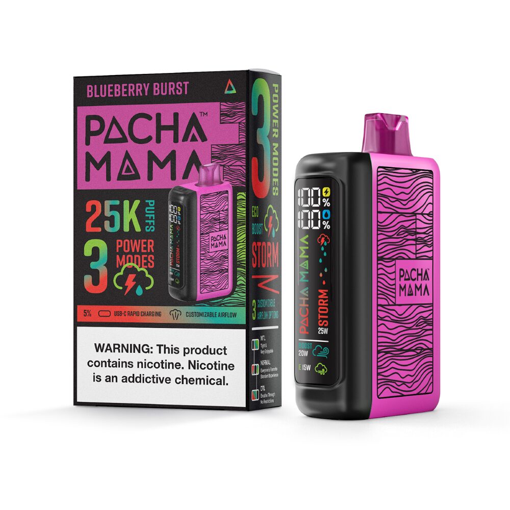 Pachamama 25k – Dispo- 25000Puff- 20mL | Blueberry Burst with Packaging
