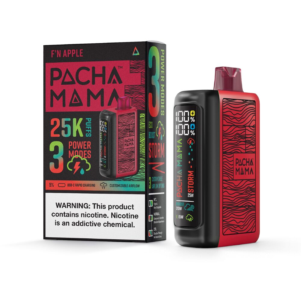 Pachamama 25k – Dispo- 25000Puff- 20mL | F'N Apple with Packaging