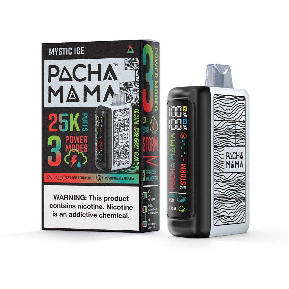 Pachamama 25k – Dispo- 25000Puff- 20mL | Mystic Ice with Packaging