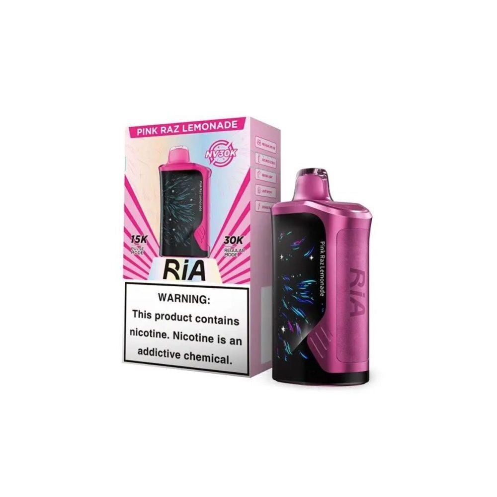 RIA NV30K (Dispo)(30000Puff)(15mL)- Pink Raz Lemonade

