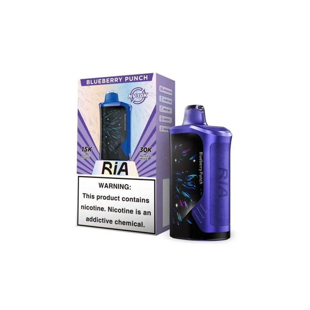 RIA NV30K – Dispo- 30000Puff- 15mL- Blueberry Punch
